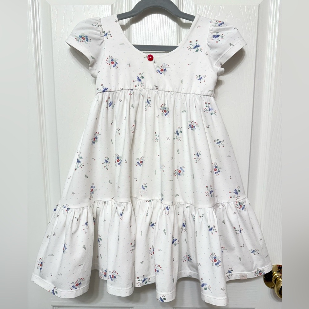 Sz 7 Omi Jo by Well Dressed Wolf Americana Floral childhood tunic/dress